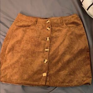 Corduroy mini skirt! New and unused!